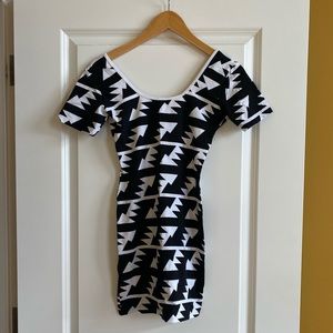 American Apparel Double U Neck Dress